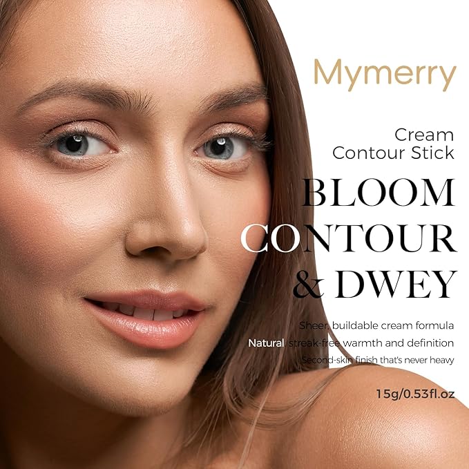 Contour Stick Makeup, Cream Contour Stick for A Naturally Sculpted Look,Long-Wear & Hydrating Formula, Buildable Color for Medium to Tan| Vegan & Cruelty-Free | 15g/0.53fl.Oz