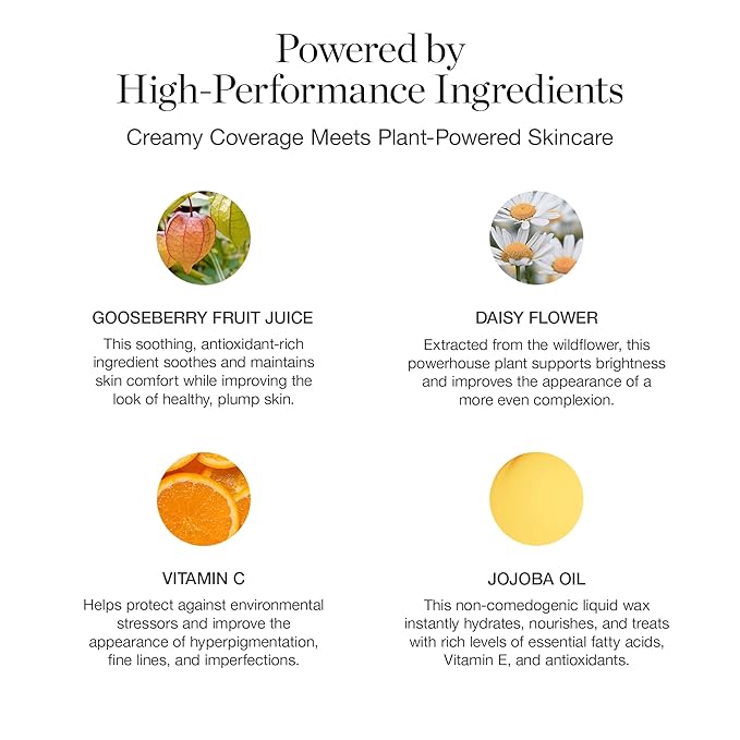 Ogee Complexion Perfecting Liquid Foundation - Lightweight Tinted Moisturizer For Face (Aspen 1.0W - Fair, Warm Undertones) - with Vitamin C & Jojoba Oil - Certified Organic & Made in USA