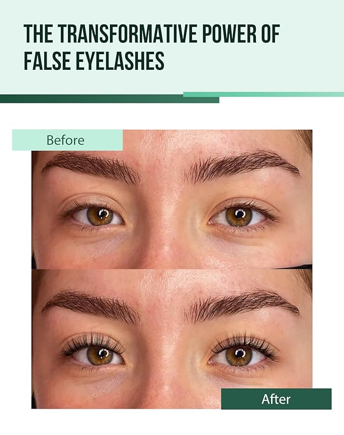 Wispy Mink Lashes Fluffy Lashes Natural Look C Curl False Eyelashes Natural Fake Lashes Wispies Eyelashes Short Eye Lashes Pack 7 Pairs