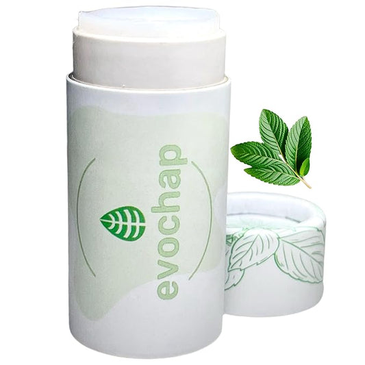 All Natural Luxury Lip Balm - Moisturizing For Smooth and Soft Lips - Pure Ingredients, Long Lasting, Eco-Friendly - Hydrates Dry and Chapped Lips - Push Up Paper Tube, Mint Flavor