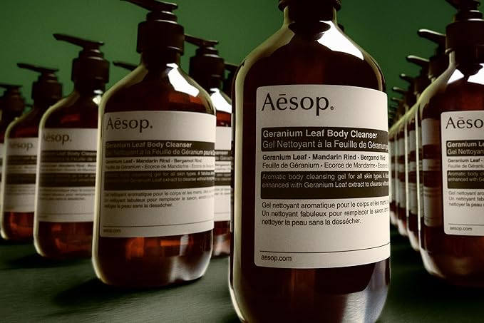 Aesop Geranium Leaf Duet | Gel Body Cleanser & Body Balm | Aromatic Pairing For Cleansed and Supple Skin | Paraben-Free, Cruelty-Free & Vegan |16.9 oz + 16.5 oz
