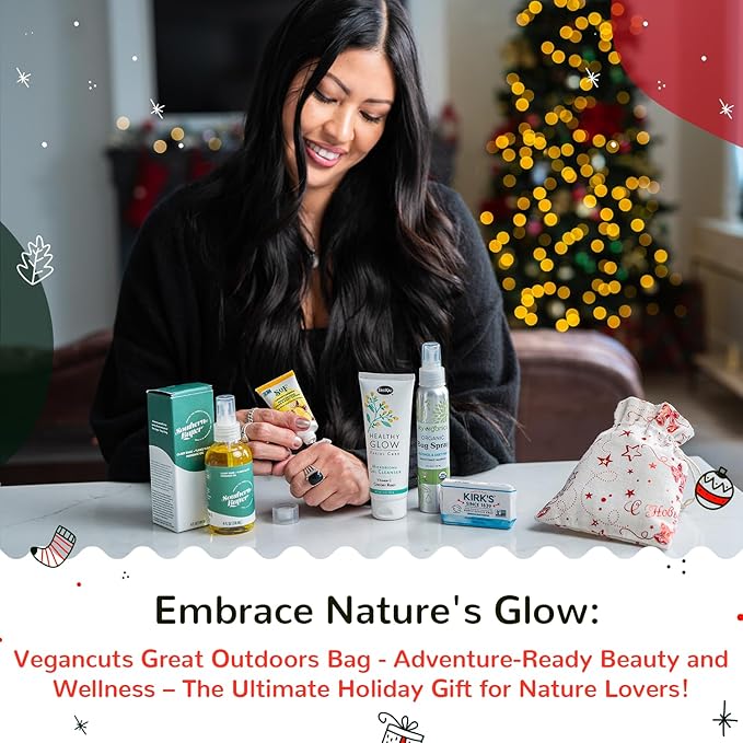 Great Outdoors Skin Care & Beauty Set - Vegan Ideal Gift for Women - Great Camping Essentials And Outdoor Beauty and Skincare Kit - Adventure-Ready Self-Care Ideal For Nature Lover's