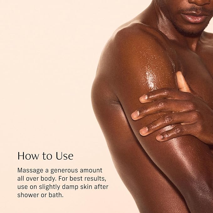 Vitamin C Body Oil for Women and Men. Moisturizing Vanilla Verve Scented Body Serum for Glowing Skin. Nourishing, Hydrating After-Shower and Bath Skin Care Moisturizer, 4.2 Fl Oz