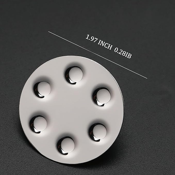 Metal Mixing Palette Makeup Spatula, Foundation Mixing Palette Hand, Make Up Tools Mini Mixing Tray with Finger Ring, Small Makeup Mixing Palette, Pack of 2