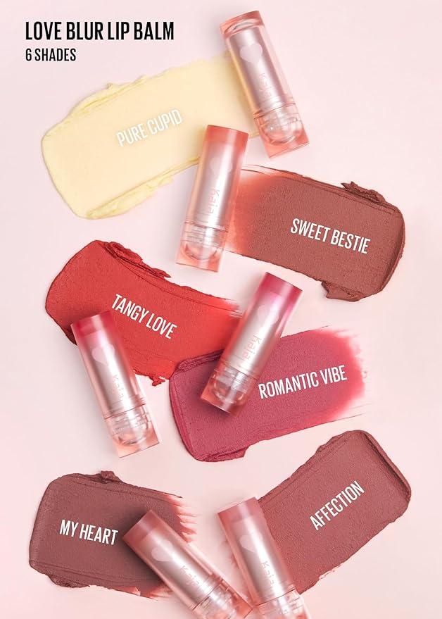 Kaja Love Blur Lip Balm - 02 Sweet Bestie | Soft & Comfort Semi-Matte Blurring Daily Color Lip Balm | Shea Butter, Avocado Oil, Citrus Unshiu Peel Extract, Vitamin E Infused| 4g / 0.14oz.