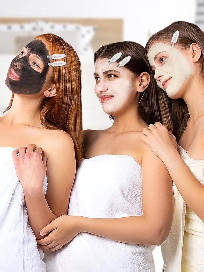 8Pcs No Bend No Crease Hair Clips - Styling Duck Bill Clips Alligator Hair Barrettes for Styling Sectioning, Small Gifts for Women Girl Salon Hairstyle Hairdressing Bangs Waves Makeup, White