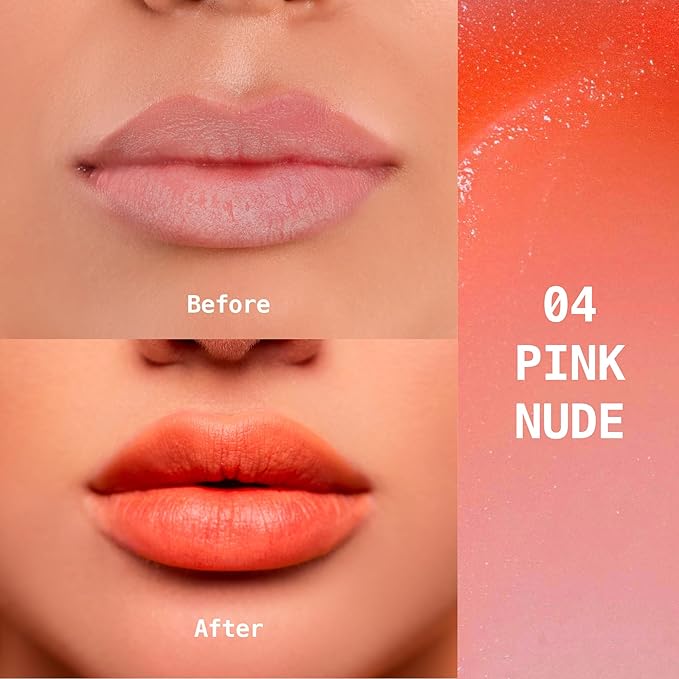 Ruby Kisses Balm Up Tinted Lip Balm, Non-Greasy Hydrating Formula, Nourishing Coconut Core & Vitamin E Infused, Lip Care with Natural Shine, Lightweight Sheer Color (Pink Nude)