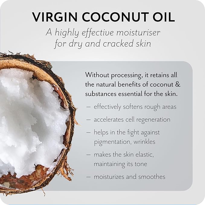 THE ACT Solid Coconut Body Butter – Organic Vegan Moisturizer with Shea & Almond Oils – Melts in Hands – Massage Balm for Dry Skin – Natural Skincare for Women & Men – 6 oz with Spatula