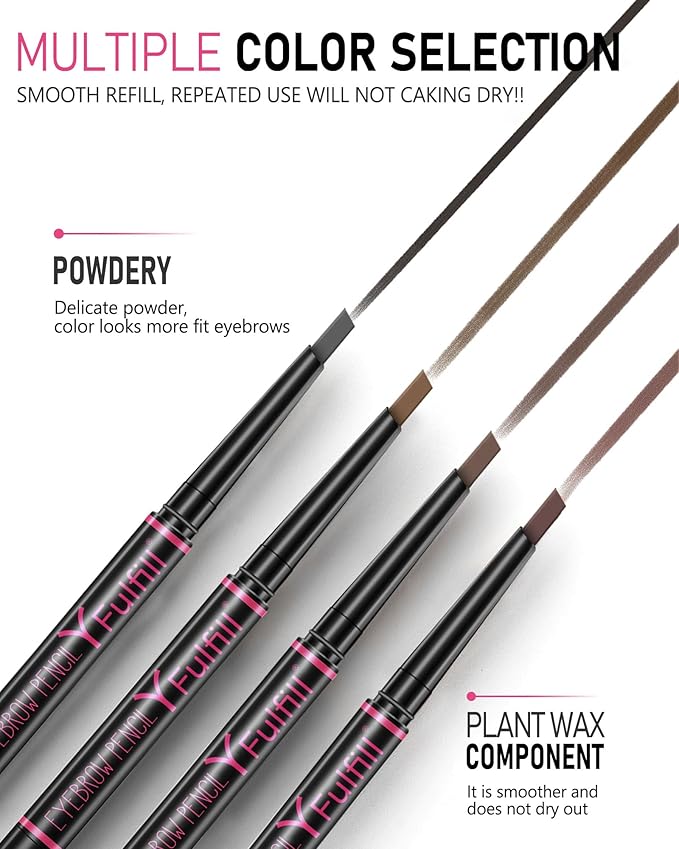 Light Brown Eyebrow Pencil Waterproof for Women - Eye Brow Makeup Pen