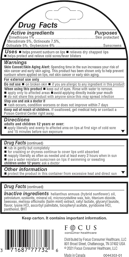 Herpecin L Lip Protectant SPF 30 0.10 oz (Pack of 6)