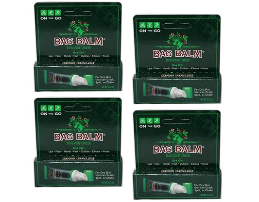 Bag Balm - 0.33 Ounce On-the-Go Tube (4-Pack)