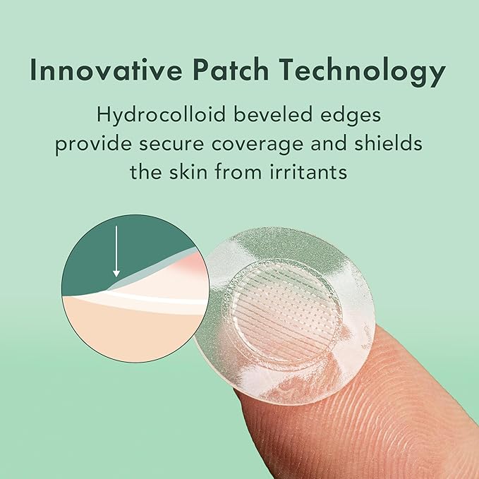 Rael Pimple Patches, Miracle Microcrystal Spot Cover - Hydrocolloid Acne Patch with Tea Tree Oil, Early Stage Zits and Blemish, Korean Skin Care, Vegan, Cruelty Free (36 Count)