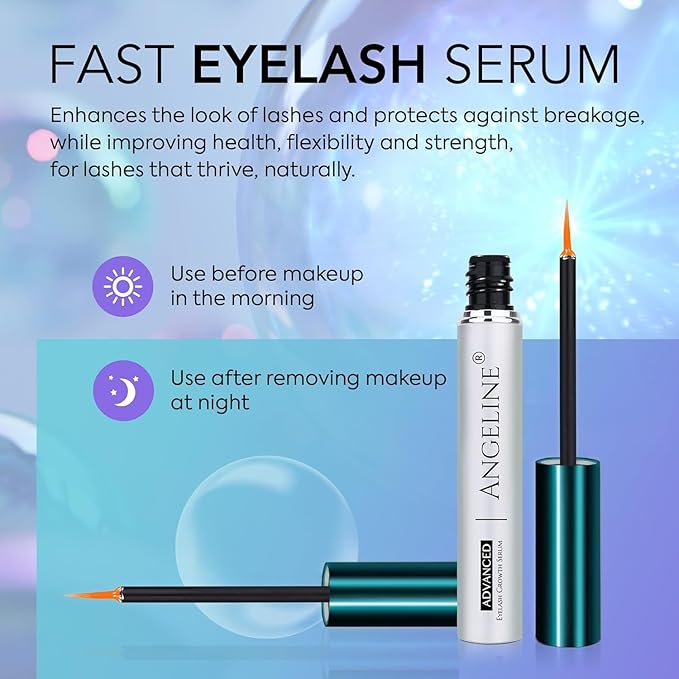 Premium Lash Serum for Eyelash Growth Serum, Advanced Formula for Fuller and Thicker Lashes and Brows 5ml