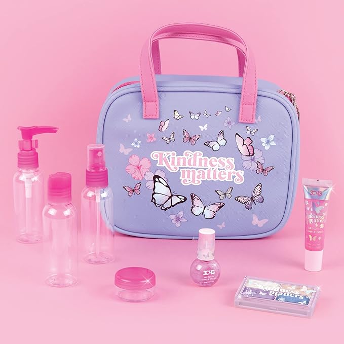 3C4G Make It Real Butterfly Away Travel & Cosmetic Set