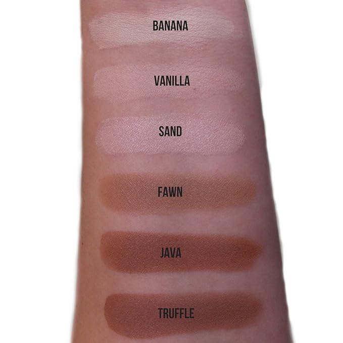 Truffle Matte Powder Contour Makeup – 37 mm Magnetic Palette Refill Pan for Contouring Highlight Make Up Kit by Beauty Junkees, Professional Quality Paraben Gluten Cruelty Free Cosmetics