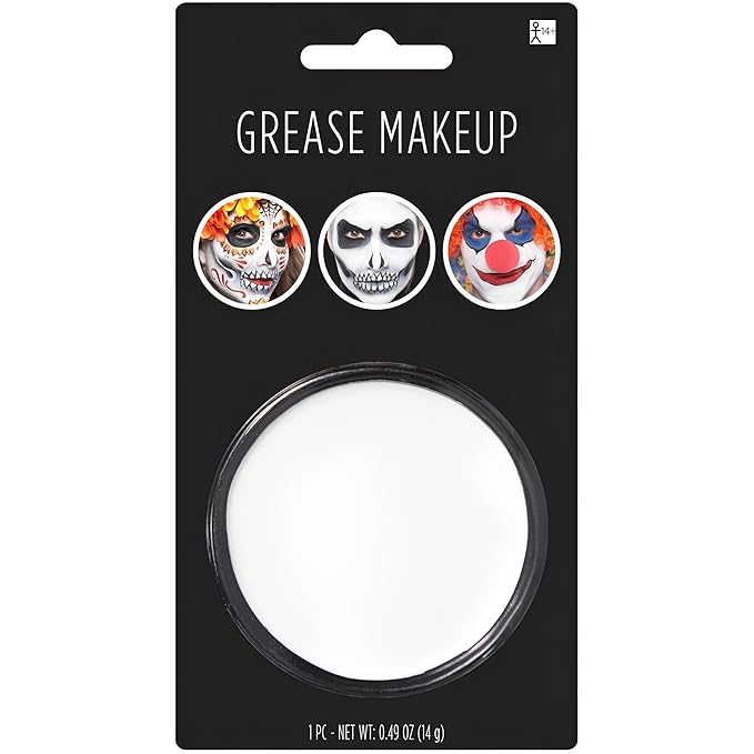 Green Cream Makeup Tube - 0.7 oz. (Pack of 1) - Vibrant Color & Pigmented Perfect for Festive & Creative Looks