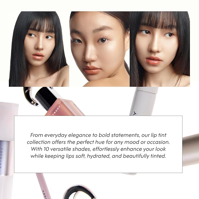 ENTROPY Makeup 2-in-1 Charm Shiny Glowy Lip & Cheek Gloss Tint Keychain, High Pigment Glossy Lip Color & Plumping Gloss, C3 Ruby Charm