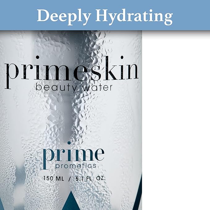 PrimeSkin Beauty Water – Deeply Hydrating Pro-Age Make-Up Remover for Mature Women – Clean, One Swipe – for All Skin Types – pH balanced, Hypoallergenic