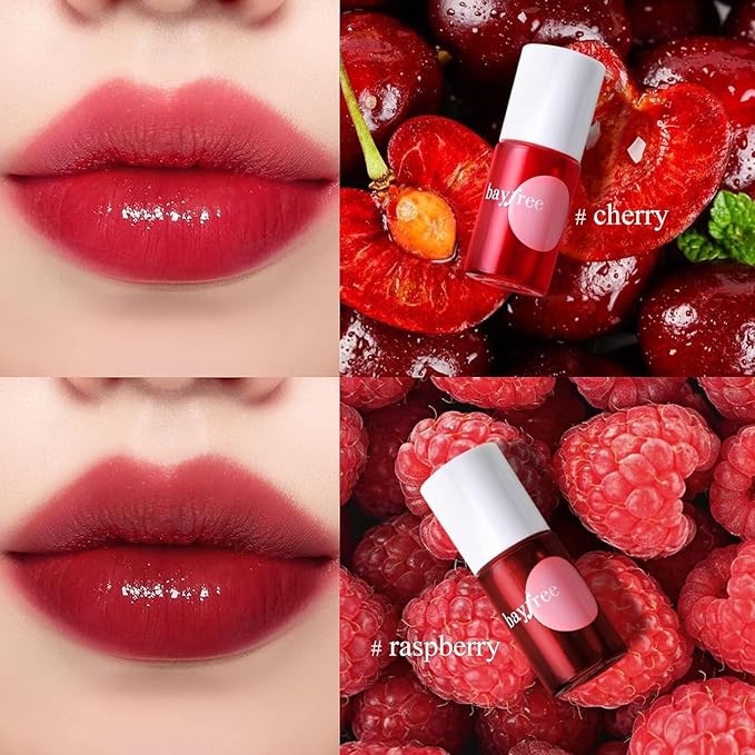 Lip Tint Stain Set, Korean Water Tint Lightweight Non-sticky, Waterproof Long Lasting Liquid Blush & Lip Stain, Transfer-Proof, Matte Finish Lip Color Makeup (made into jam)
