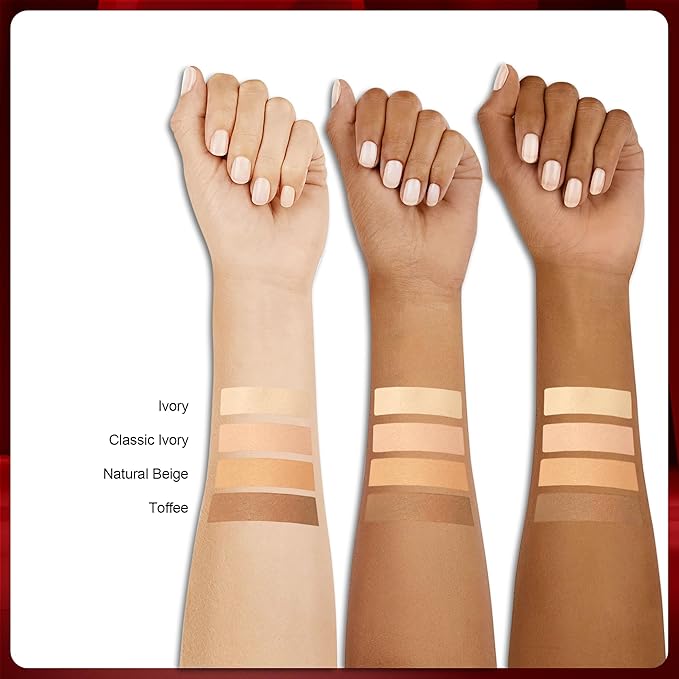 FV Waterproof Foundation with Oil-control, Long Lasting & Lightweight, Buildable Coverage, Matte Foundation for Oily/Normal Skin, Sweat-resistant Liquid Makeup Foundation for Face, 30g, Toffee