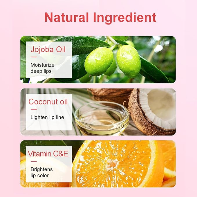 Moisturizing Lip Mask, Hydrating & Prevention Dry and Cracked Lip Scrubs Exfoliator, Lip Exfoliating Sleeping Lip Mask Long Lasting Nourishing Lip Balm