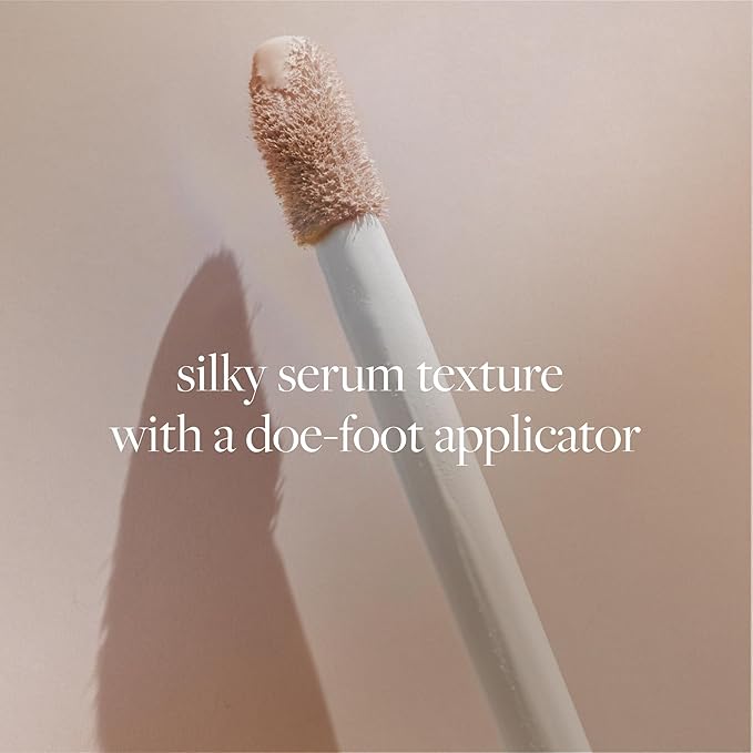 FLOWER BEAUTY By Drew Barrymore Get Real Serum Concealer - Brightens Skin + Blurs Blemishes - Hydrating Serum- Sand