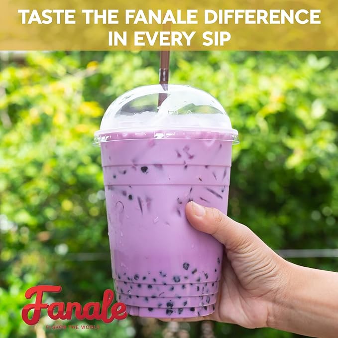 Fanale Premium Ube Taro Bubble Tea Flavoring Powder | Purple Sweet Potato Powder | Perfect for Baking, Smoothies, Desserts and Drinks | Instant Flavoring Powder for Boba Milk Tea | PWD010-B-USA