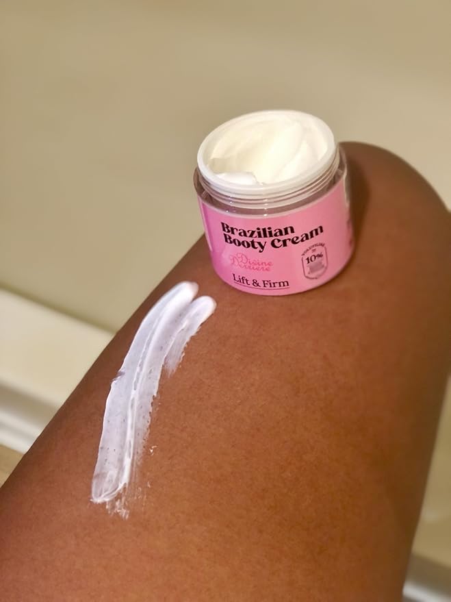 Divine Derriere Brazilian Body Butter Cream, Lift and Firm Body Cream with Volufiline Helps Reduce the Appearance of Cellulite for a Lifted and Firm-looking Derriere, Bum Bum Cream, 50ml