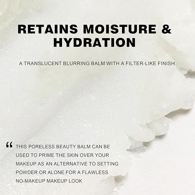 Beauty Poreless Setting Powder, Two Color Cream Translucent Lightweight Oil Control No Sebum Loose Face Powder,Waterproof&Long-Lasting Natural Matte Primer,Makes Skin Downy