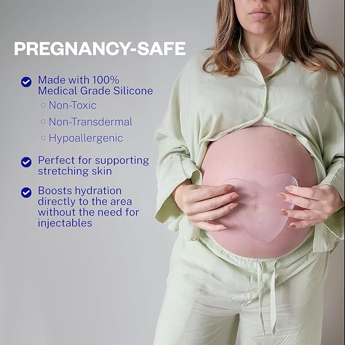 Wrinkles Schminkles Chest Wrinkle Patch & Cleanser Starter Pack - Set of Reusable Chest Silicone Wrinkle Patch + Patch Cleanser (2 oz) Maximise Uses - Smooth & Prevent Chest & Décolletage Wrinkles