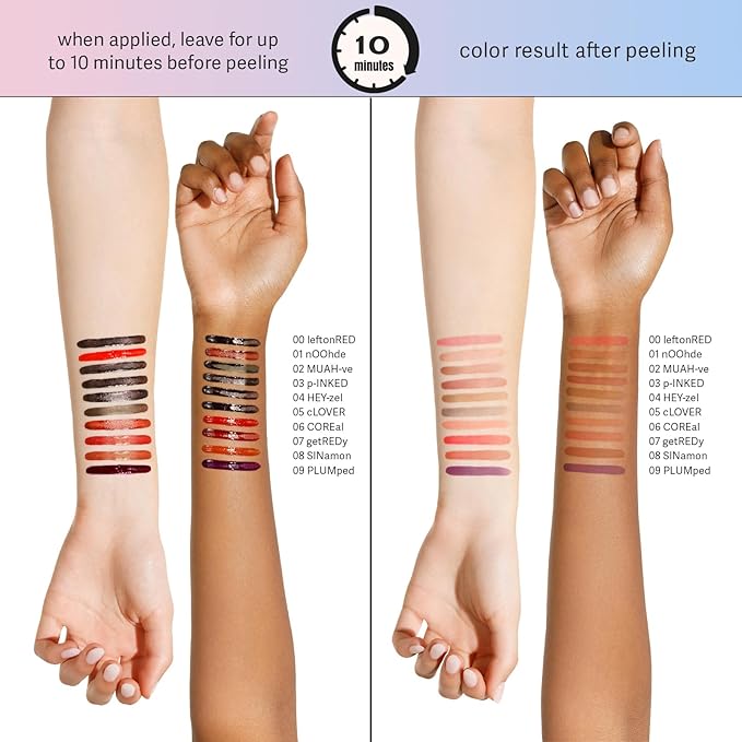 Sacheu Lip Liner STAY-N Peel Off Lip Stain — Long Lasting Matte Lip Tattoo Transfer Proof Lipstain Infused with Hyaluronic Acid & Vitamin E for All Skin Types — Vegan & Cruelty-Free, SINamon