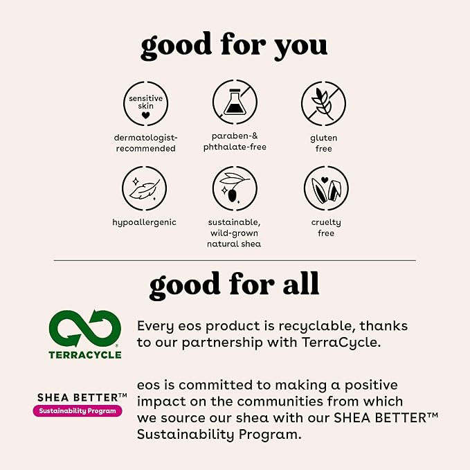 eos The Hero Lip Repair, 24HR Moisture for Severely Dry Lips, Natural Strawberry Extract, Hypoallergenic, 0.14 oz, 2-Pack