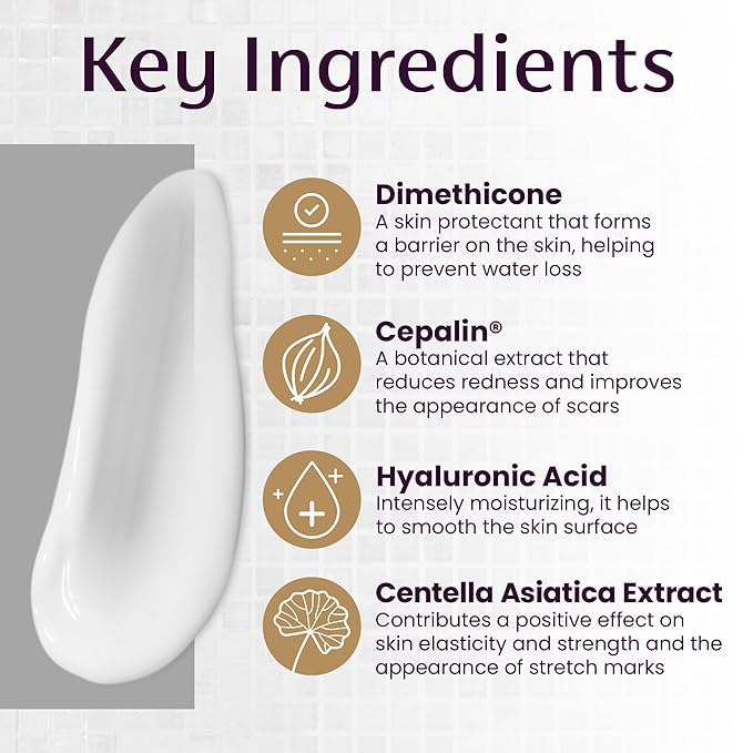 Mederma Stretch Marks Therapy, Helps Prevent and Treat Stretch Marks, Safe to Use When Pregnant & PM Intensive Overnight Scar Cream, Works with Skin's Nighttime Regenerative Activity