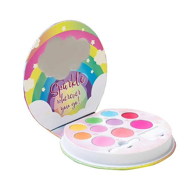 Lip Smacker Sparkle & Shine Eyeshadow Palette, Mermaid & Unicorn Palette | Christmas Make Up Collection