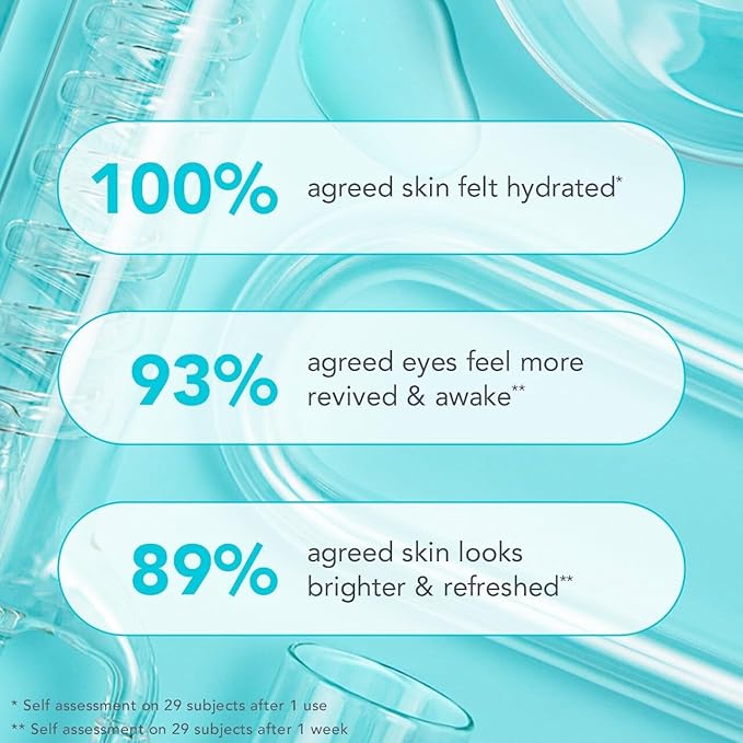 TULA Skin Care Eye Balm Gold Glow - Dark Circle Treatment, Instantly Hydrate and Brighten Undereye Area, Portable and Perfect to Use On-the-go, 0.35 oz.