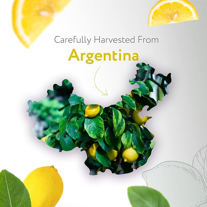 HBNO California Bottled Lemon Essential Oil 4 fl oz (120ml) - Natural & Premium Grade - Lemon Essential Oil for Cleaning