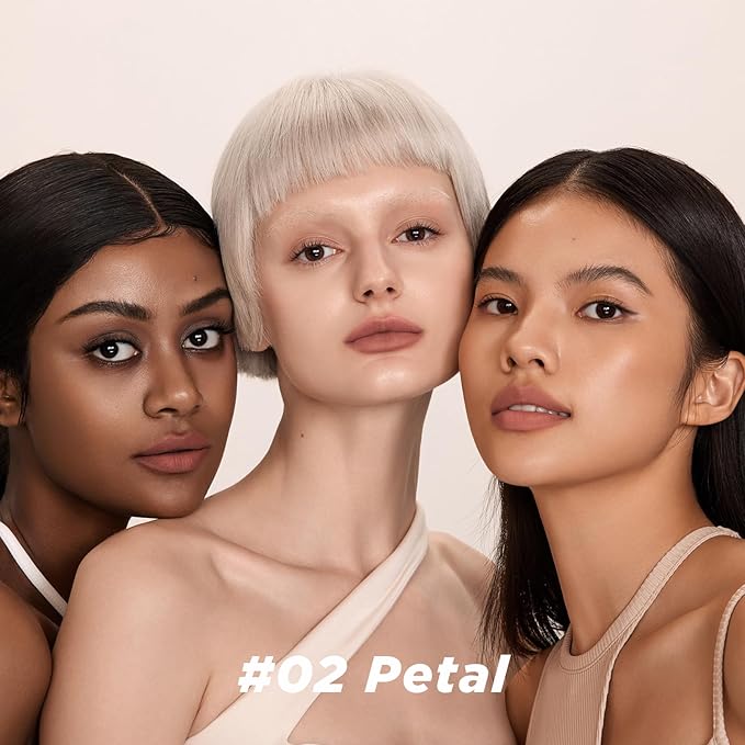 ITY Velvet Matte Finish Lip Stain-Mousse Textured Lip Clay, Conceals Lip Lines, Rich Pigment Lip Tint Lipsticks,2 Pack, 0.14 oz (4g) in Petal, Ruby