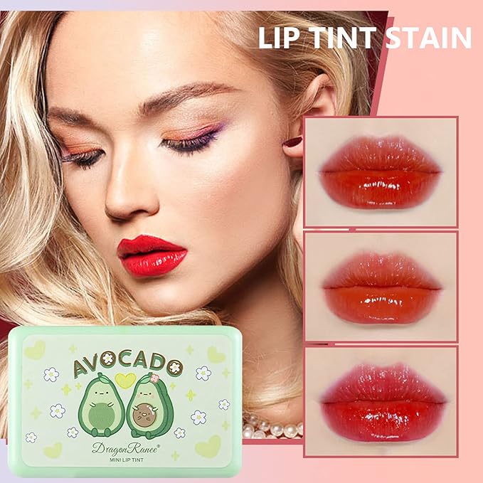 Miniling 6-Color Korean Lip Tint Set - Watery, Velvet Matte Lipsticks for Lips and Cheeks - Long-Lasting, Non-Stick, Shimmery