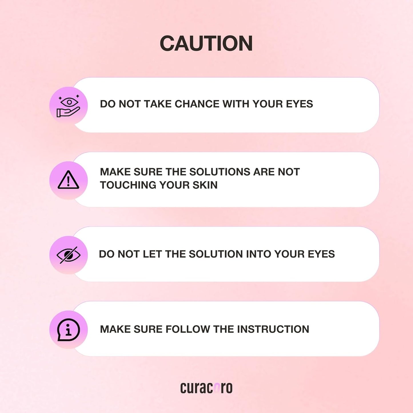 Curacoro Lash Lift Collagen Nourishing Lotion - Professional Eyelash Perm Kit, Semi-Permanent Lash Curling, Nourishing Collagen, Hygiene Safe & Easy to Clean Professional Use (Step 4)
