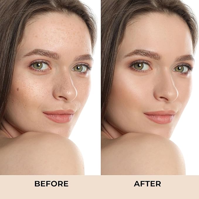 M. Asam MAGIC FINISH Supercharge Serum Foundation Creamy Nude (1.01 Fl Oz) - Moisturizing Make Up & Firming Face Serum In One, Anti-aging CC Cream With Optimal Coverage & Hyaluronic Acid