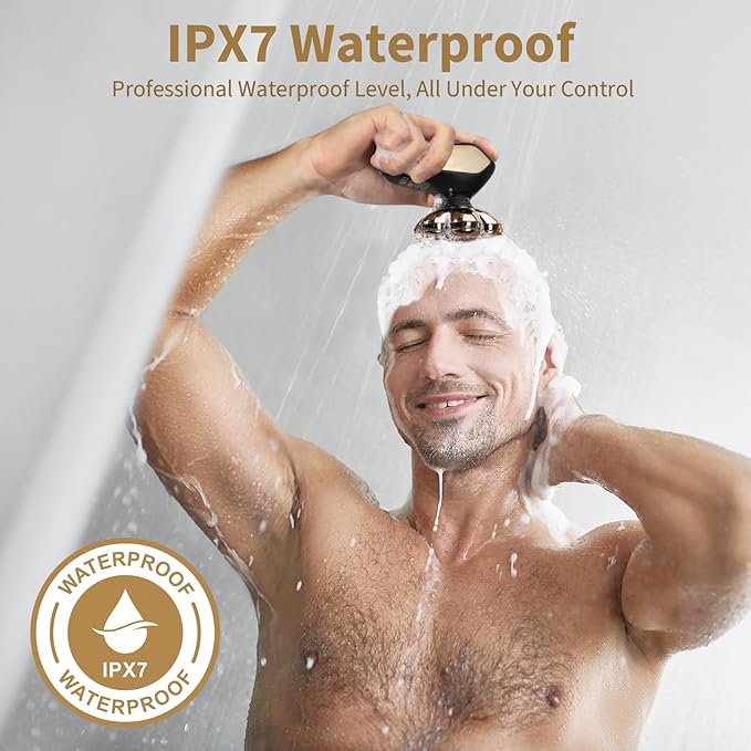 Head Shavers for Bald Men: 5-in-1 Electric Razor - IPX7 Waterproof Shaving Grooming Kit for Balder - Turbo Speed & Precision Blades