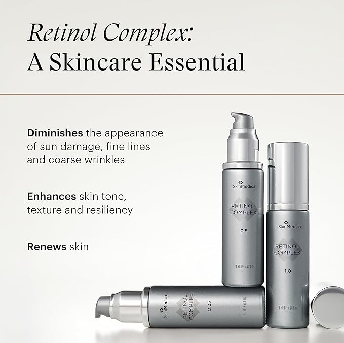 SkinMedica Retinol 1.0 Complex - Retinol Serum for Face, Age-Defying Advanced Retinol Cream That Renews Skin and Diminishes the Appearance of Fine Lines and Wrinkles, 1 Fl Oz