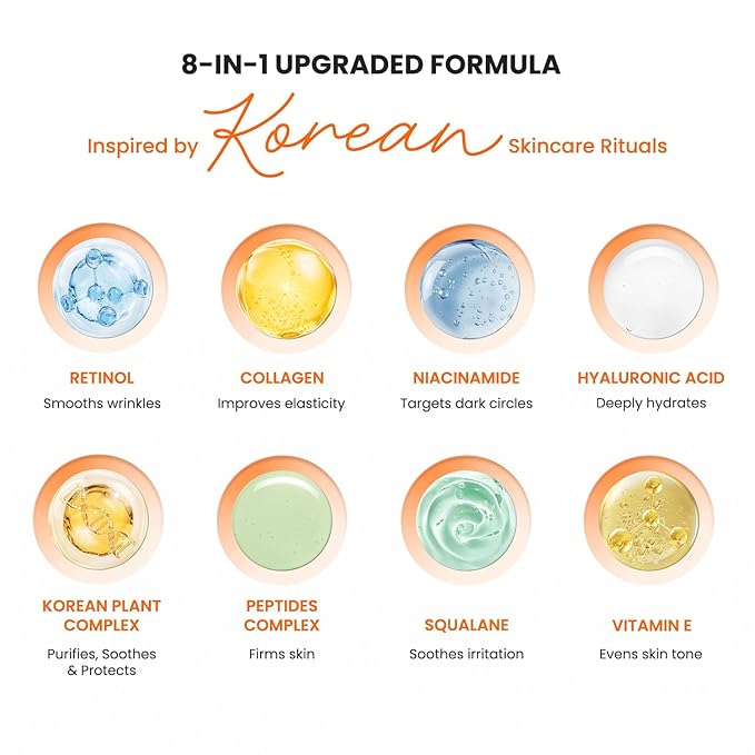 VELAMO ADVANCED Retinol Eye Balm Stick: Made in Korea, Upgraded 8-IN-1 Formula with Collagen, Niacinamide & Peptides – Under Eye Cream for Dark Circles, Puffiness & Wrinkles, 0.35oz/10g