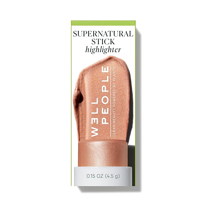 Well People Supernatural Stick Highlighter, Highlight Stick For Hydrated, Dewy Skin, Use On Lips, Cheeks & Eyelids, Vegan & Cruelty-free, Golden Glow