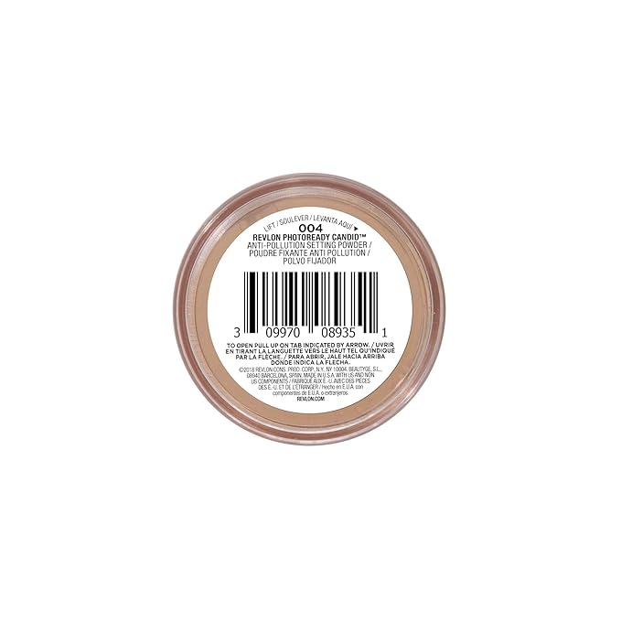 Revlon PhotoReady Candid Setting Powder, with Anti-Pollution, Antioxidant Ingredients, without Parabens, Pthalates and Fragrances; Shade 003 .34 Fluid Oz