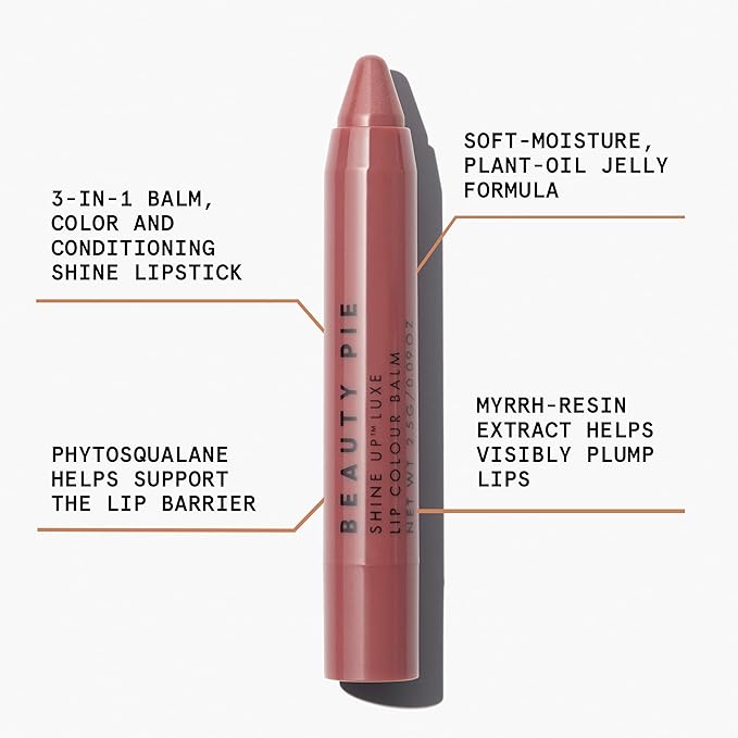 Shine Up Luxe Lip Colour Balm Stick (Baby Bare) For Hydrating, Softening & Soothing Lips