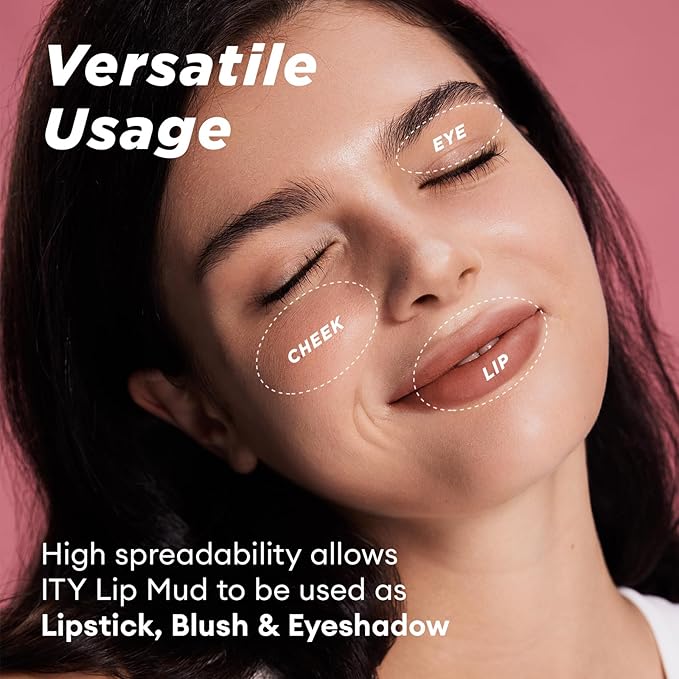 ITY Velvet Matte Finish Lip Stain-Mousse Textured Lip Clay, Conceals Lip Lines, Rich Pigment Lip Tint Lipsticks,2 Pack, 0.14 oz (4g) in Ruby, Radiance