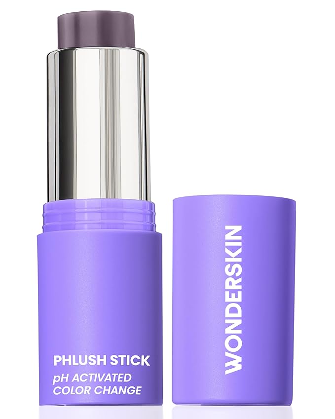 Wonderskin PHLush Stick - Multi-Use Blush Stick, Cream Blush for Cheeks and Lips - pH-Activated, Cooling & Nourishing Cheek Stain Makeup