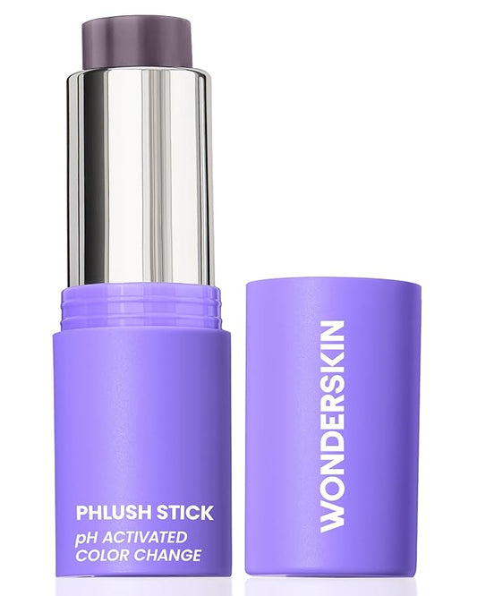 Wonderskin PHLush Stick - Multi-Use Blush Stick, Cream Blush for Cheeks and Lips - pH-Activated, Cooling & Nourishing Cheek Stain Makeup