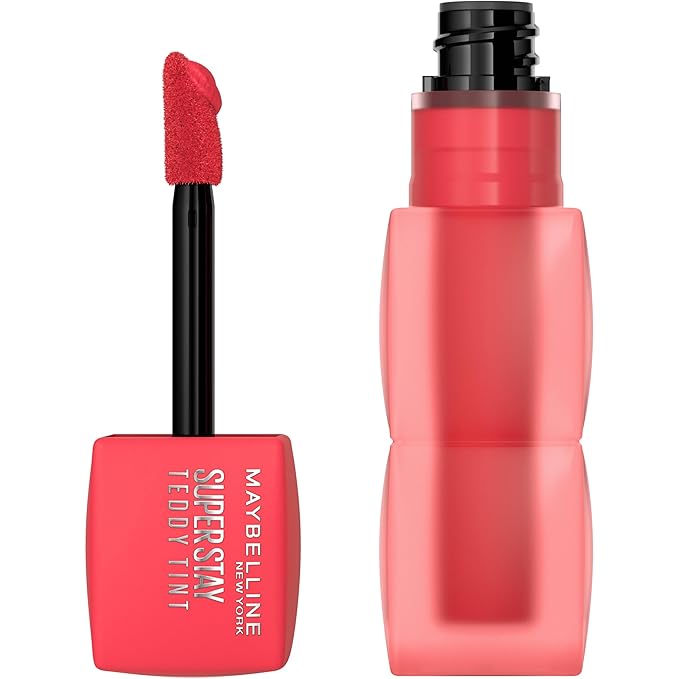 Maybelline Super Stay Teddy Lip Tint, Long Lasting Matte Lipstick For Up To 12HR Wear, July Forever, 1 Count